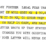 RSWA Van der linde lawsuit star witness: Extortion letter revealed