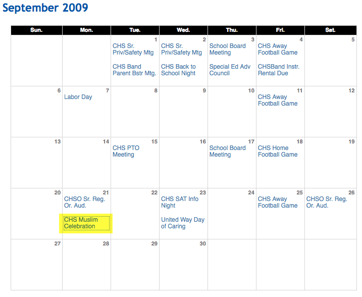 CHS-Calendar