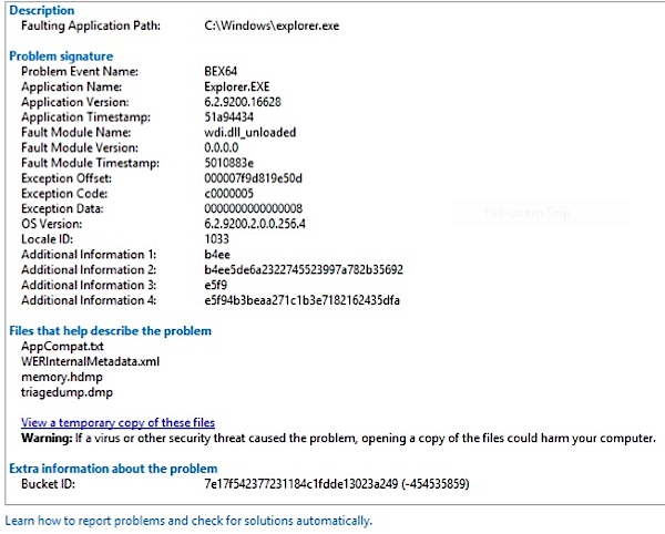 Error 3 Detail
