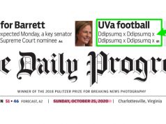 1000 words: Daily Progress muffs deadline headline