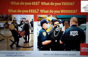 1000 words: Partisan political cram-down in Albemarle County middle school