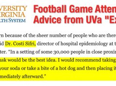 1000 words: Insane masking advice from UVa medical “expert”