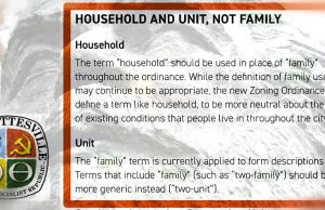 Woke zoning: Charlottesville jettisons the word “family”