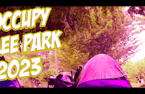 Photo essay: Charlottesville City Manager cedes Lee Park to “unhoused,” lawlessness "Unhoused" Occupy Lee Park 2023