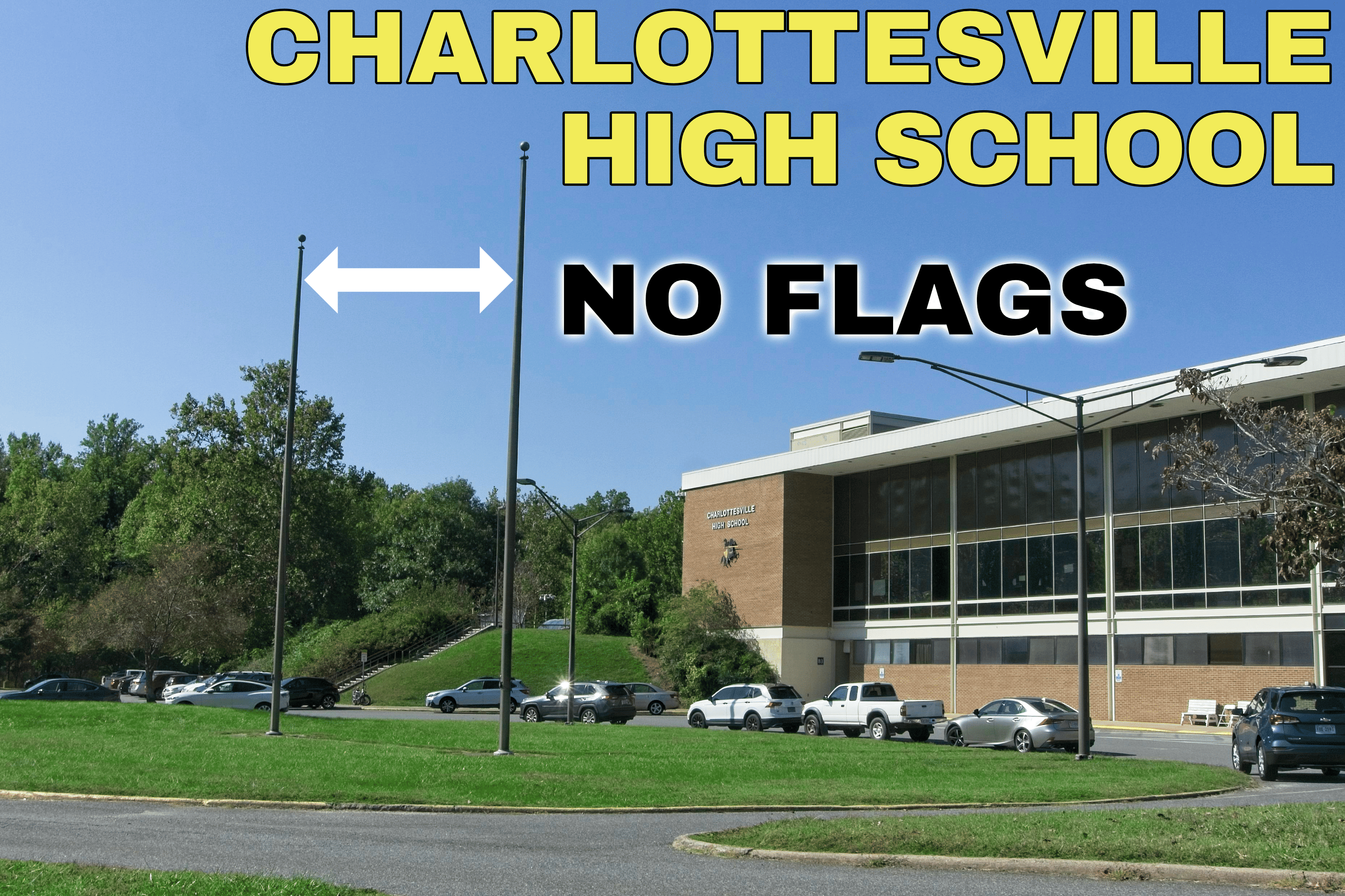 Charlottesville High School flag order The Schilling Show
