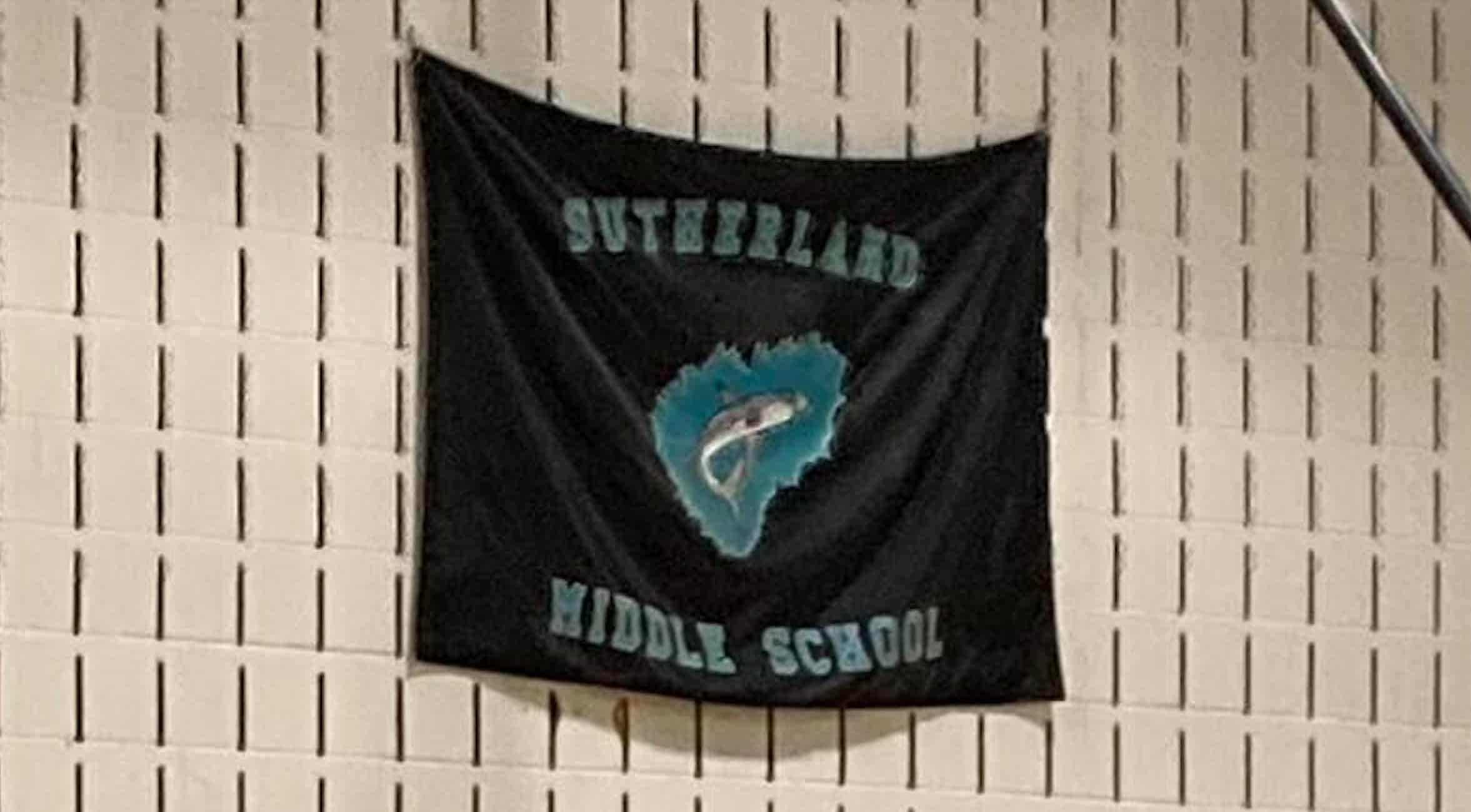 Sutherland Middle School flag