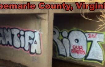 1000 words: Anti-police, pro-Antifa, pro-anarchy graffiti in Albemarle County Albemarle Co graffiti