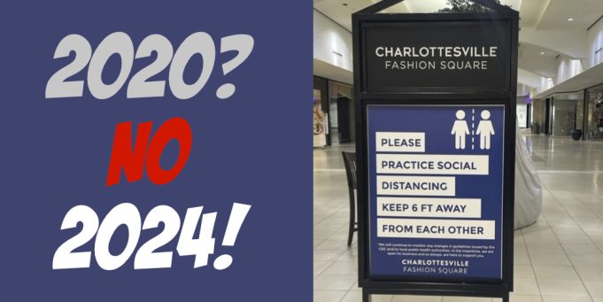 Covid fearmongering at Fashion Square Mall Charlottesville The Schilling Show