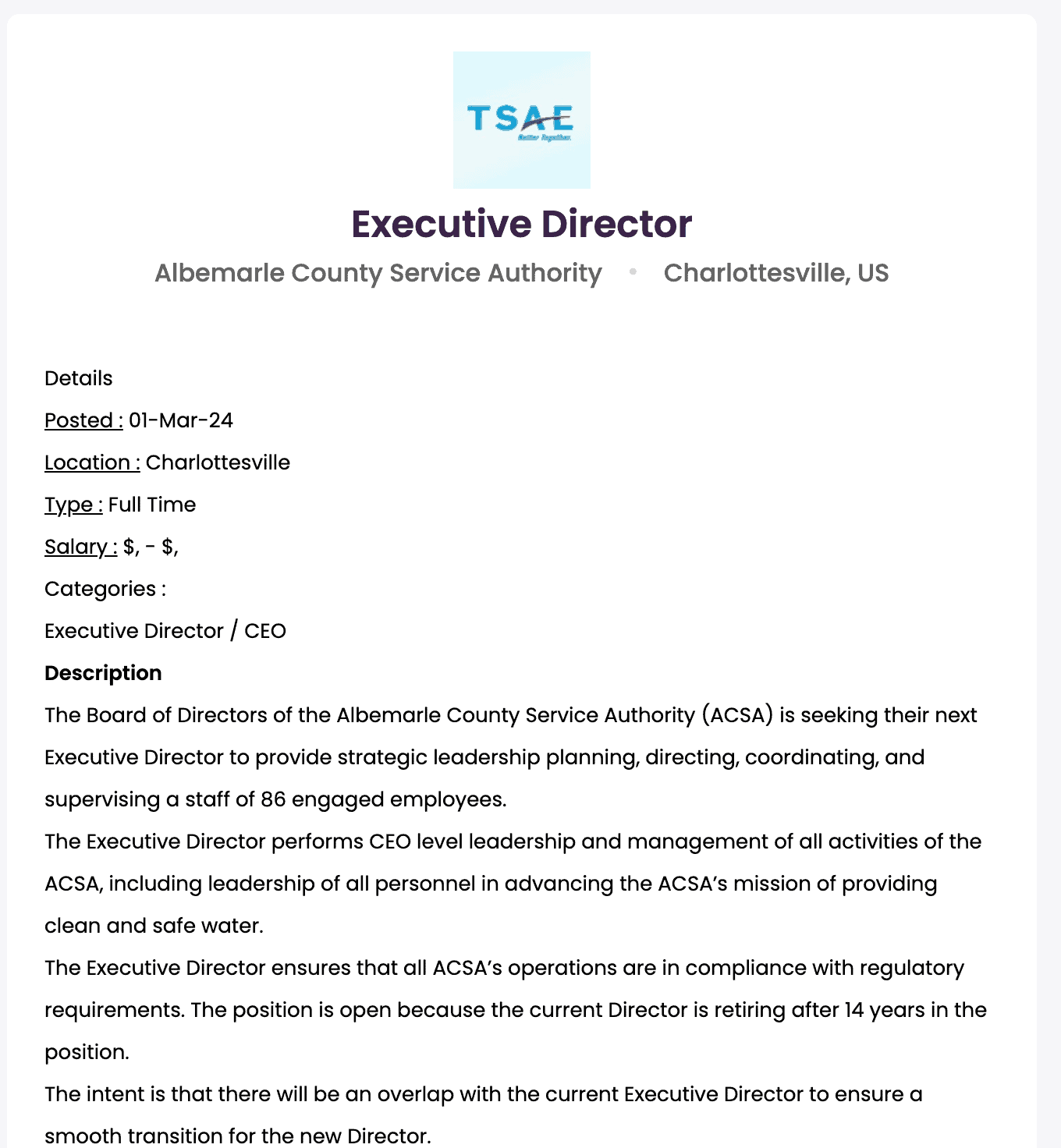 Gary O'Connell leaving Albemarle County Service Authority The Schilling Show