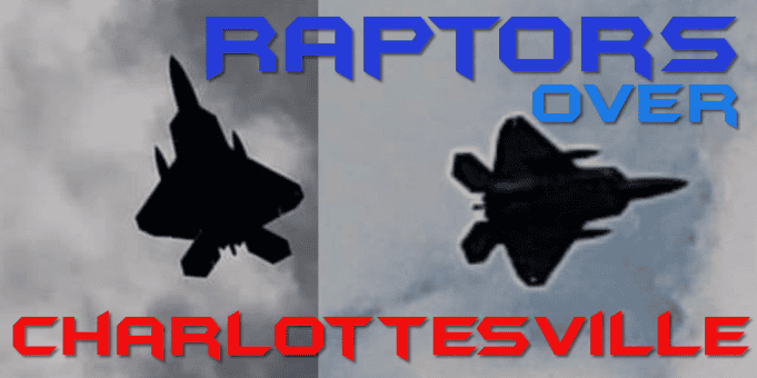 F-22 Raptors over Charlottesville Eclipse The Schilling Show