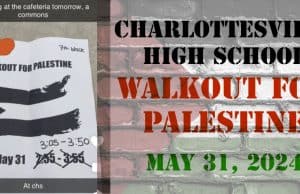 Subversion: 2nd anti-Israel walkout scheduled at Charlottesville High School Charlottesville High School walkout for Palestine The Schilling Show