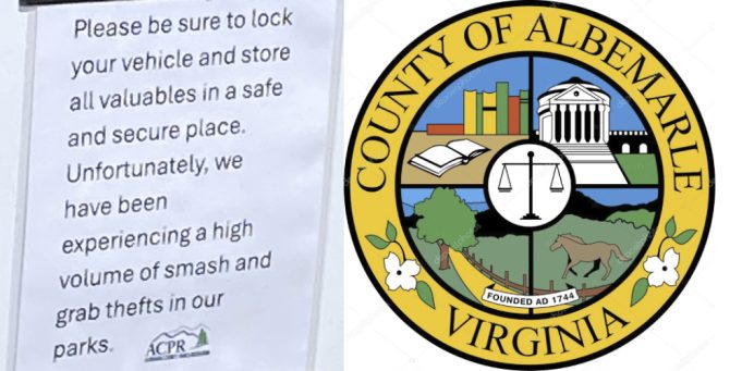 Albemarle County Parks’ “smash and grab” theft problem The Schilling Show