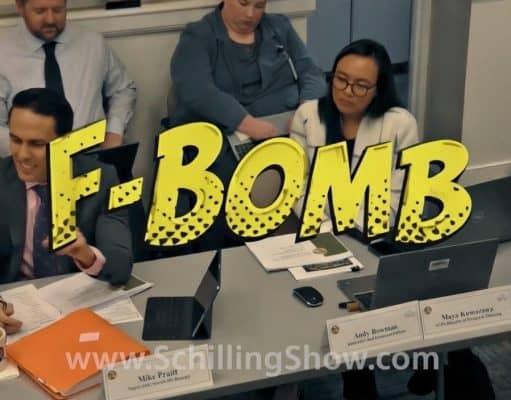 VIDEO: Scottsville Supervisor, Pruitt, casually drops “F-bomb” during live video feed Mike Pruitt F-Bomb Albemarle County Board of Supervisors The Schilling Show