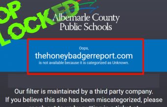 1,000 words: Albemarle County Public Schools blocks another conservative web site Albemarle County Public Schools block conservative web site