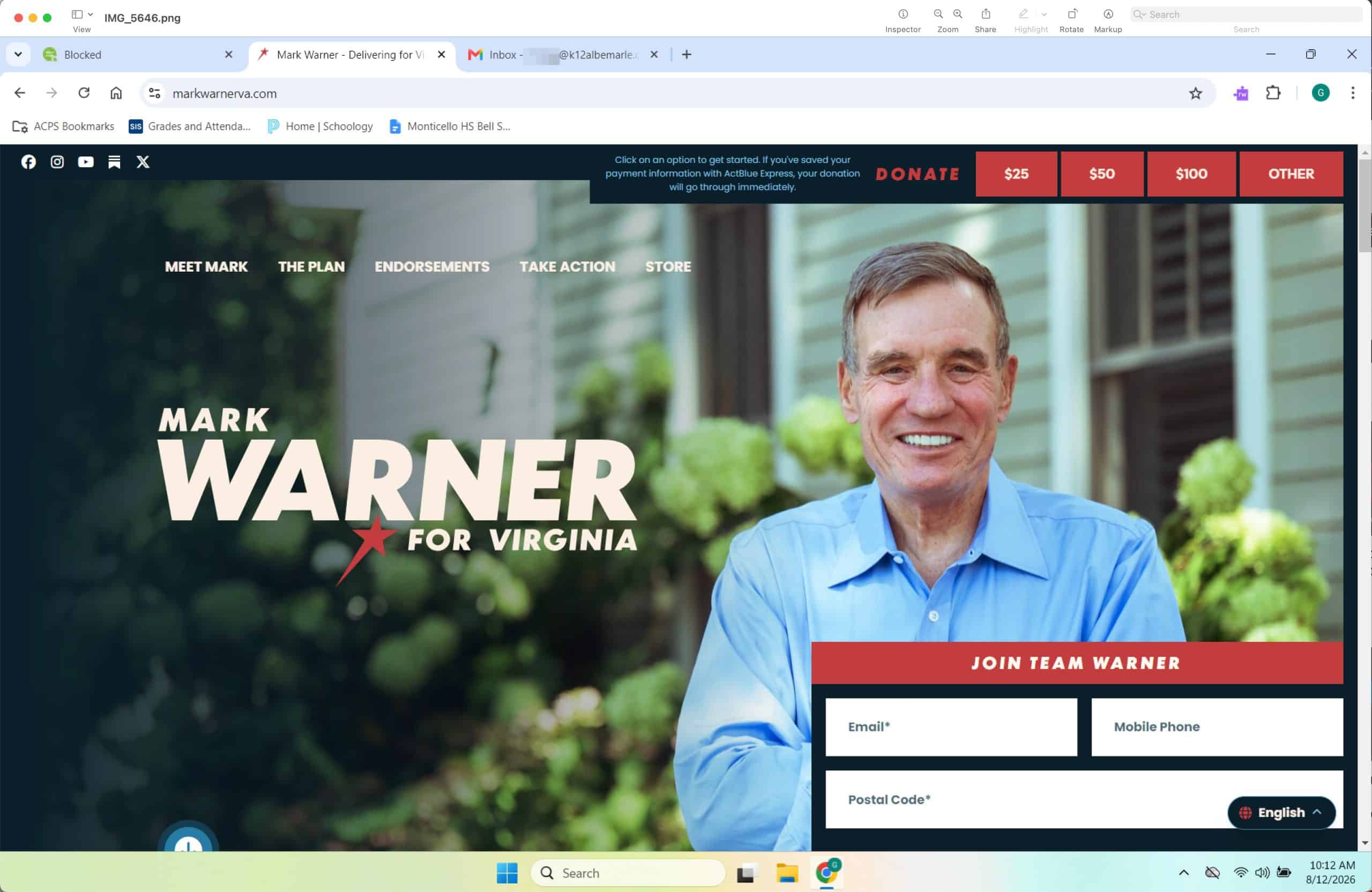 Albemarle County Public Schools Blocks GOP Mizusawa